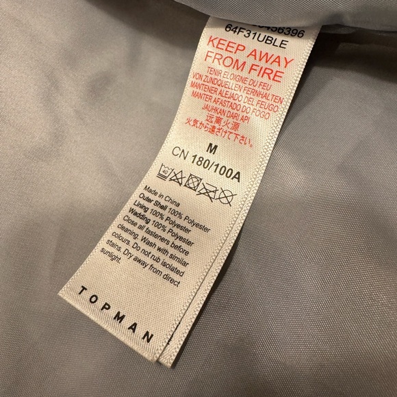 TOPMAN oversized fit puffer vest - Picture 3 of 8